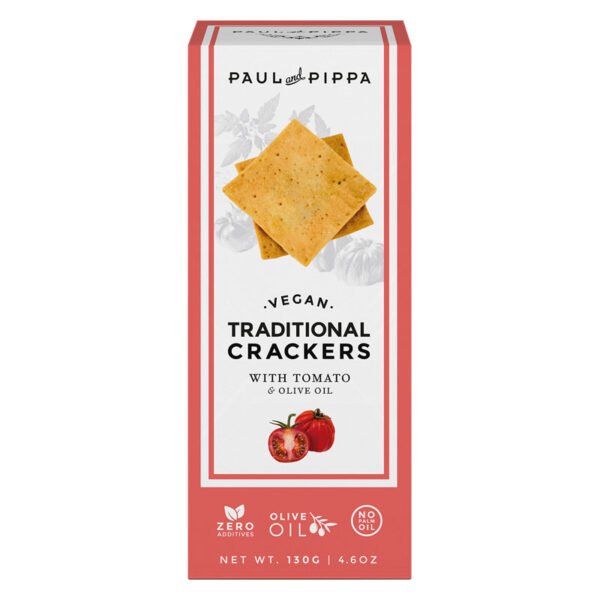 o11508 crackers tradicionais de tomate paul pippa 130g