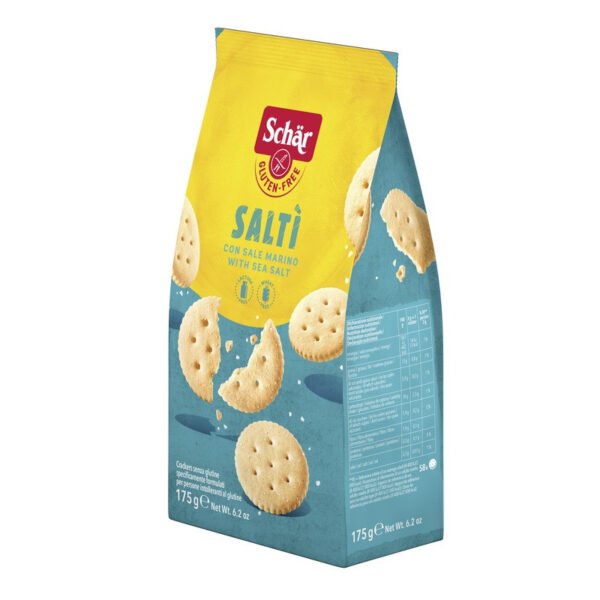 schar salti cracker con sal marina sin lactosa 175 g