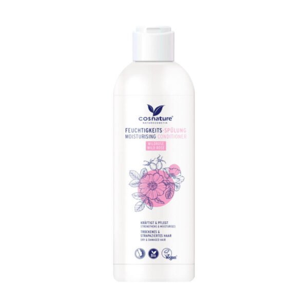 Acondicionador vegano con rosa silvestre