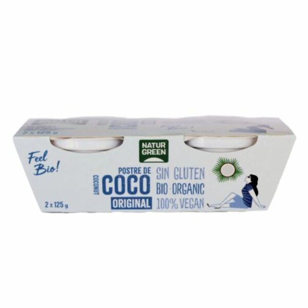 postre de coco vegano