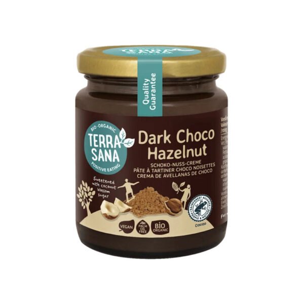 Crema de cacao negro y avellanas